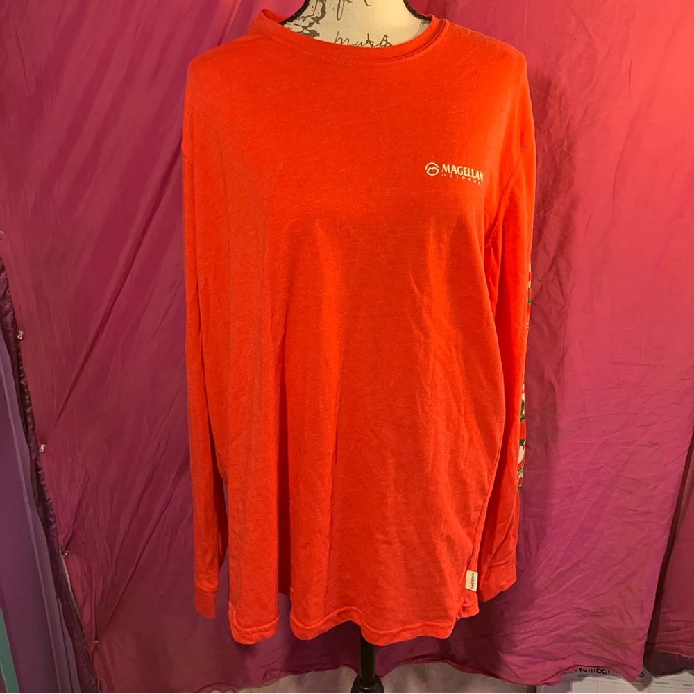 Magellan Outdoors Bold Red Boyfriend Fit Shirt
